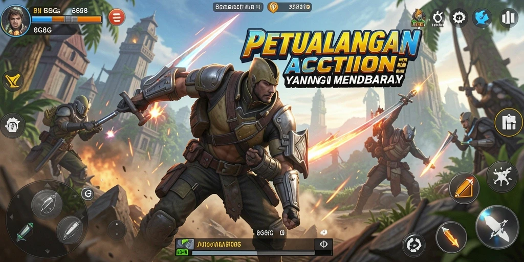 Tampilan game 8G8G yang penuh aksi dan menegangkan.