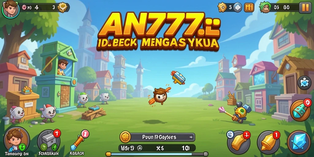 Tampilan gameplay AN777 yang menarik dengan elemen Idle yang interaktif.
