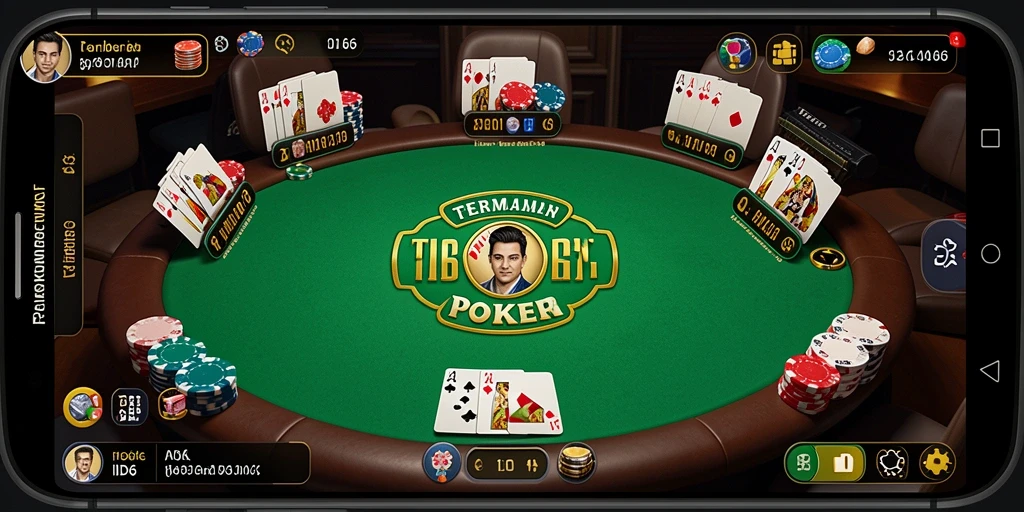 Screenshot gameplay ID66 yang menarik dengan suasana permainan Poker.