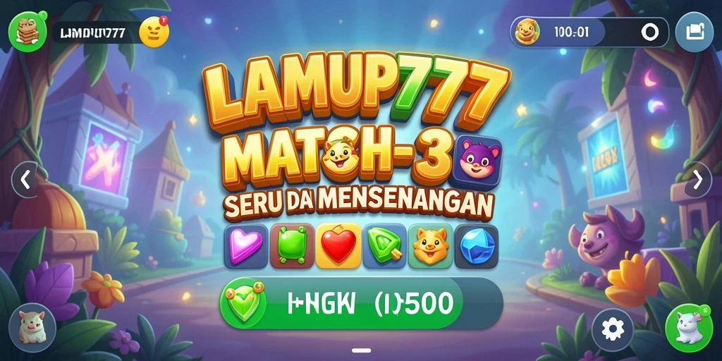 Tampilan gameplay LAMPU777 yang seru dan penuh warna.