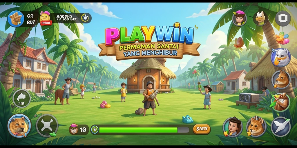 Screenshot gameplay yang menampilkan keseruan bermain PLAYWIN.