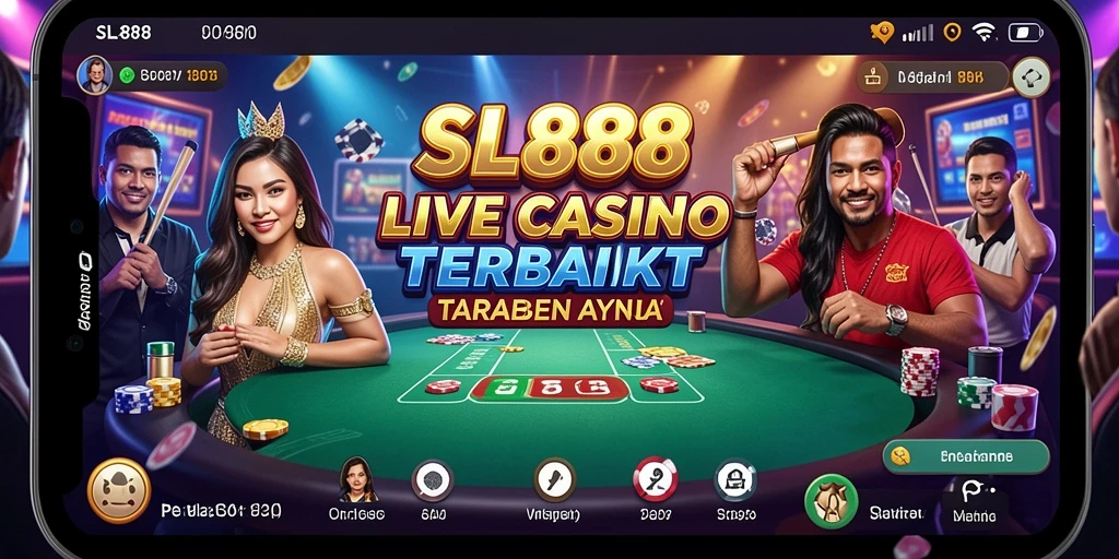 Tampilan gameplay SL888 yang menakjubkan di Live Casino.