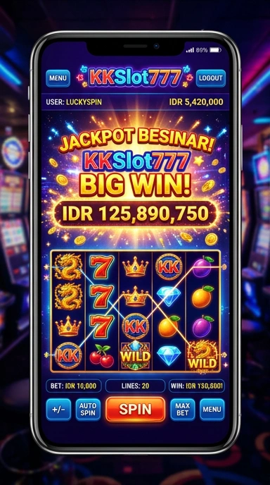 Berkas APK kkslot777 siap diinstal di perangkat Anda.